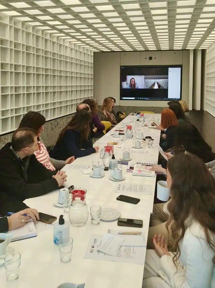 <p>Creative Hub GR and  ELIAMEP Roundtable Discussion on Film Industry Policies</p>